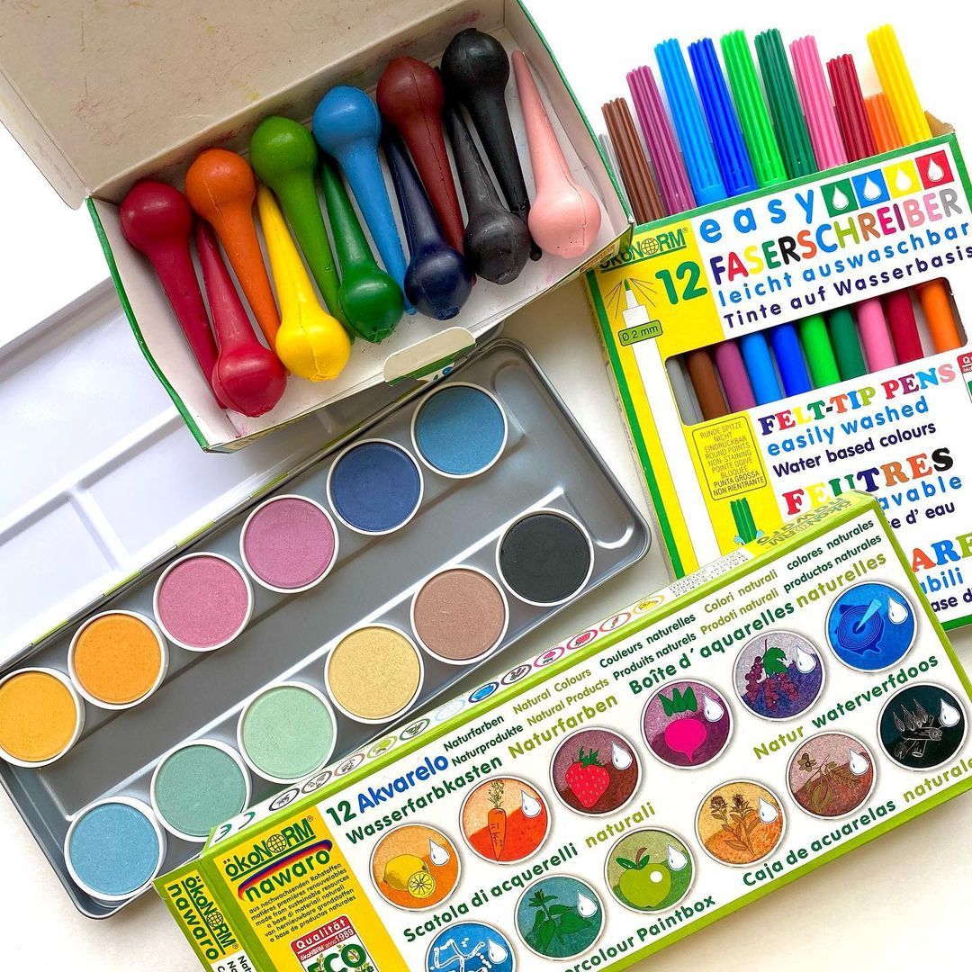 Felt Tip Markers 9 + 1 Eraser