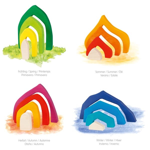 Building bricks, Four seasons, goki evolution