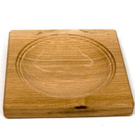 Mader Oak Small Plate for Spinning Tops
