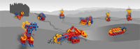 mobilo FLOW basic set, 48 pieces in a bucket
