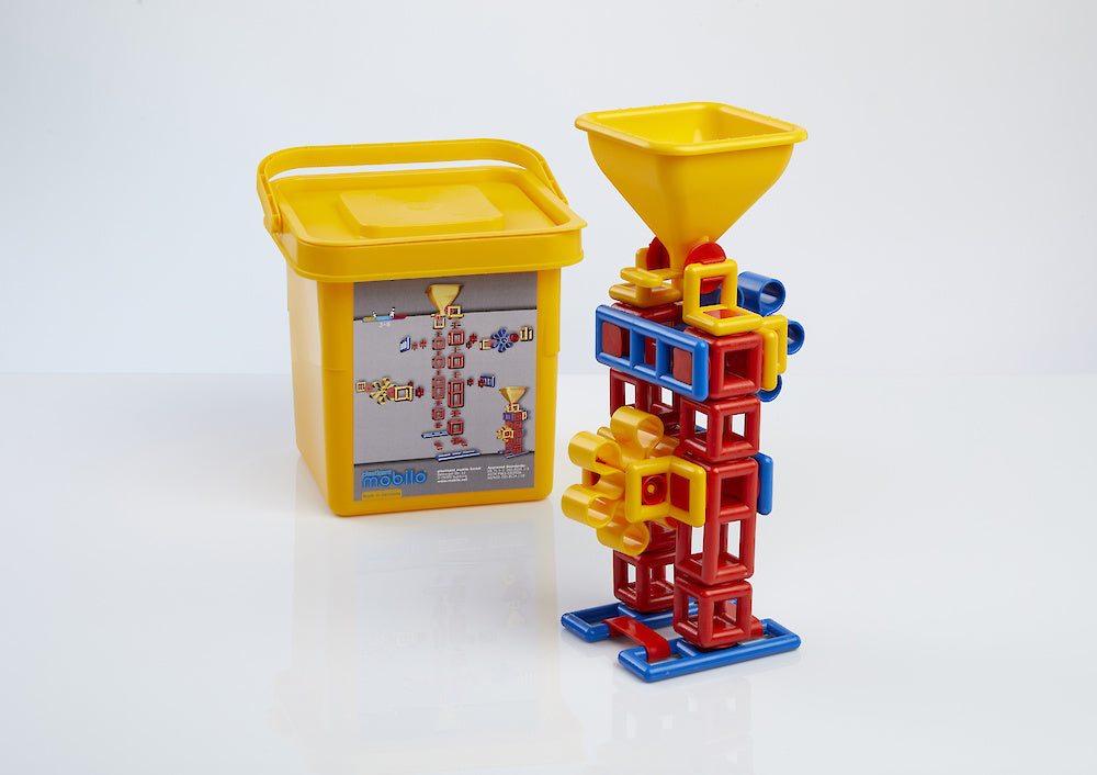 mobilo FLOW basic set, 48 pieces in a bucket