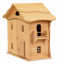 Drewart Doll House with Doors with Natural Roof
