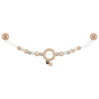 Pram Chain Star Grey With Clips, goki baby