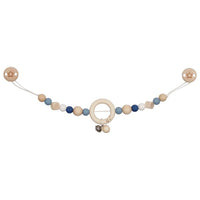 Pram Chain Star Blue With Clips, goki baby