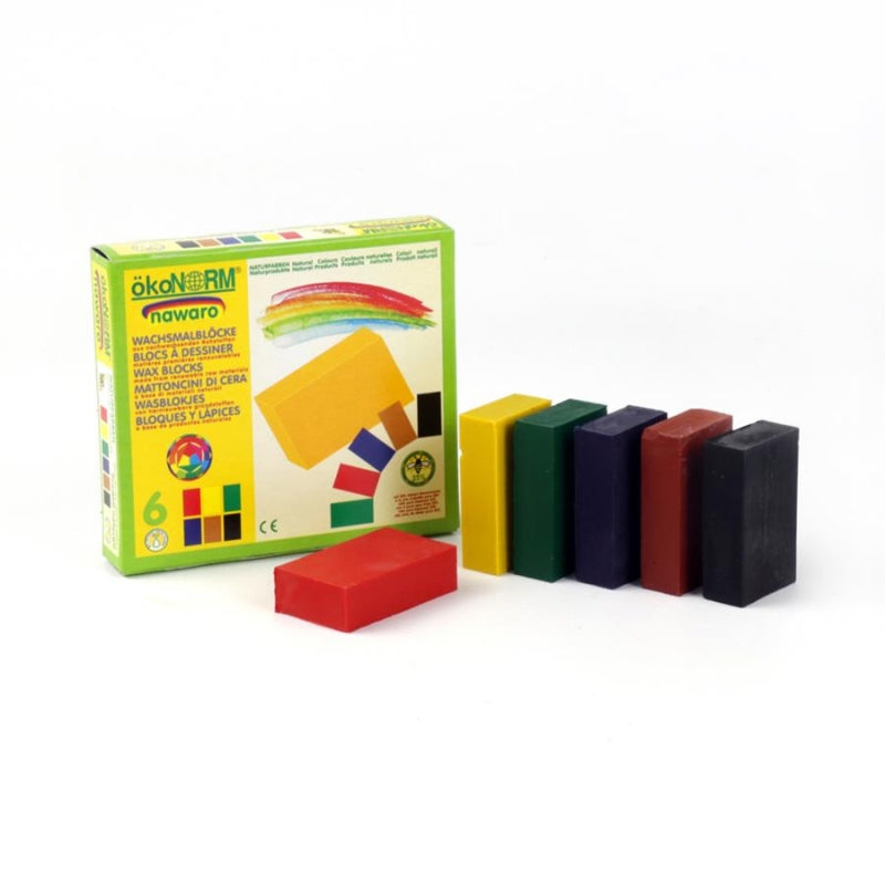 Oekonorm Wax Crayons 6 Colors Assorted