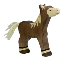 HOLZTIGER Foal (standing, dark brown)