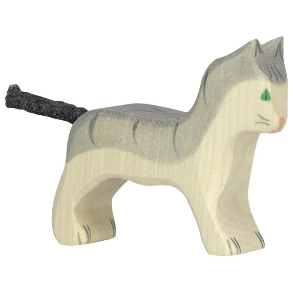 HOLZTIGER Cat (small, grey)