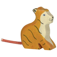 HOLZTIGER Tiger (small, sitting)