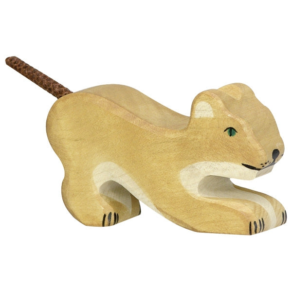HOLZTIGER Lion (small, playing)