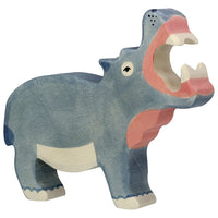 HOLZTIGER Hippopotamus (open mouth)