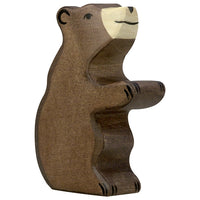 HOLZTIGER Brown Bear (small, sitting)