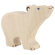 HOLZTIGER Polar Bear (small, head raised)