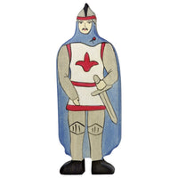 HOLZTIGER Knight with blue cloak