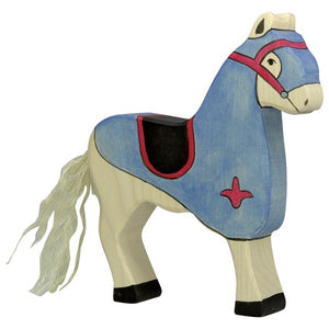HOLZTIGER Tournament horse (blue)