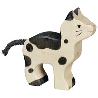HOLZTIGER Cat (small, black and white)