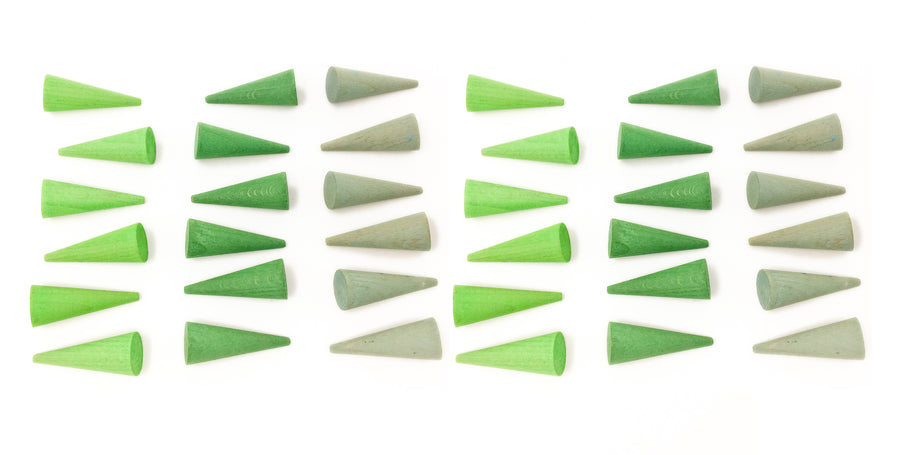 Grapat Mandala Green Cones
