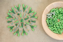 Load image into Gallery viewer, Grapat Mandala Green Cones
