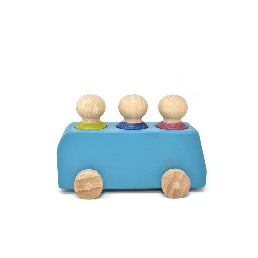 Lubulona Blue Bus with Figures