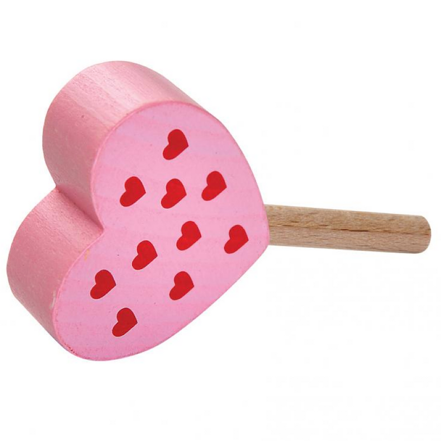 Erzi Wooden Play Food Rainbow Ice Lolly, Made in Germany