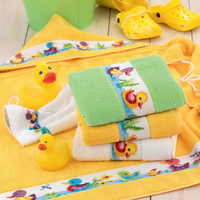 Feiler Bath Towel "Entchen" (Ducklings)