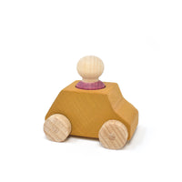Ochre Car with Plum Figure