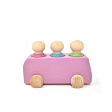 Load image into Gallery viewer, Pink Bus with Figures
