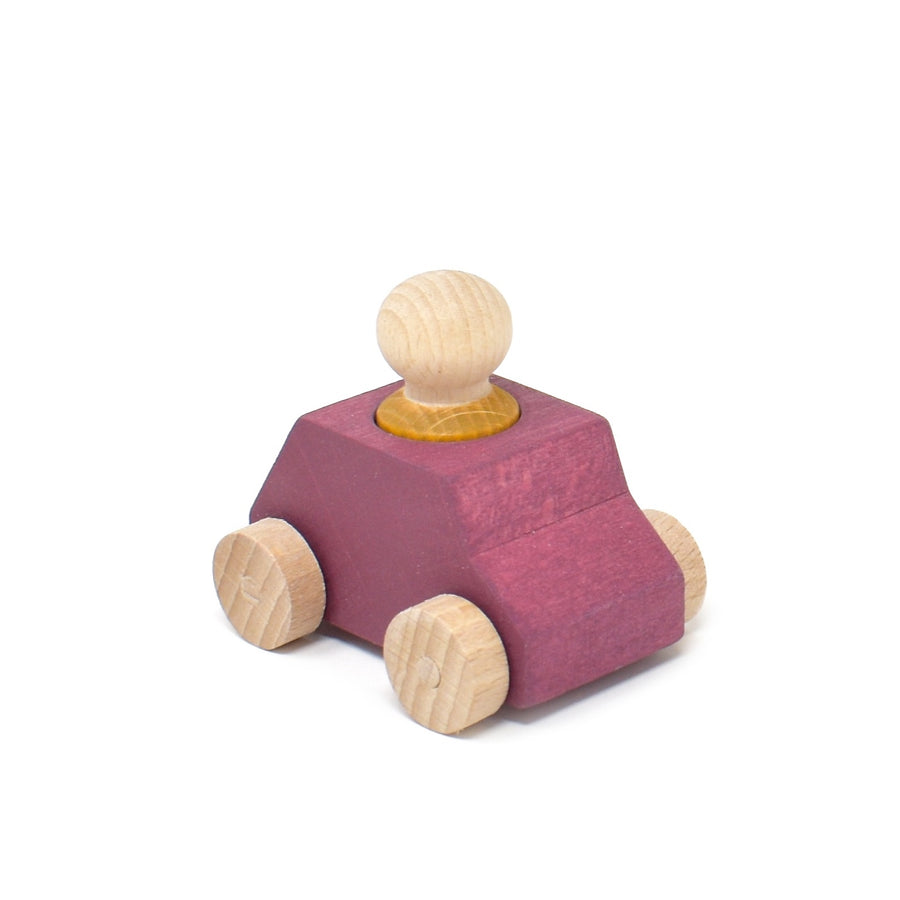 Purple Car with Ochre Figure