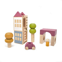 Purple Car with Ochre Figure