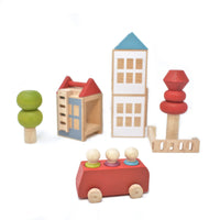 Red Bus with Figures