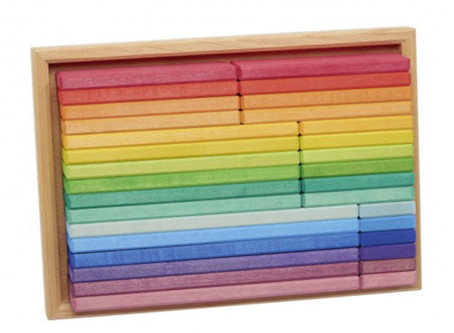 Rainbow Building Slats (Small Set)