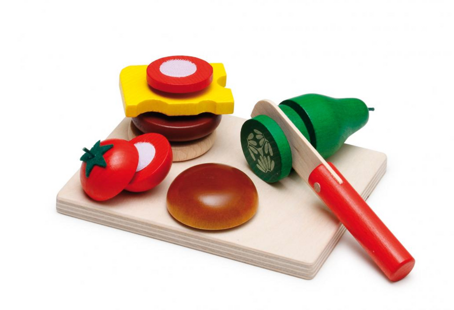 Erzi Cheeseburger Cutting Set