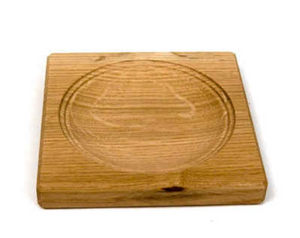 Mader Oak Small Plate for Spinning Tops