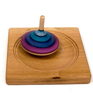 Mader Oak Small Plate for Spinning Tops