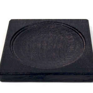 Mader Small Plate for Spinning Tops (Ebonized)