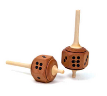 Load image into Gallery viewer, Mader Dice Wooden Spinning Top
